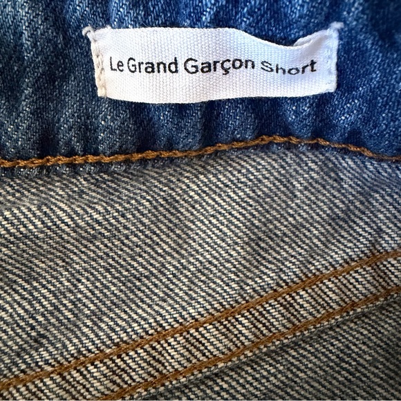 Frame Le Grand Garçon Denim Short Sz 26 EUC - Picture 5 of 6
